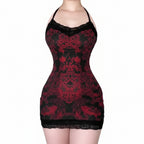 Vamp Rose Mini Dress